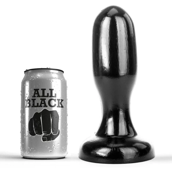 Plug anal, 19,5 cm, Negru