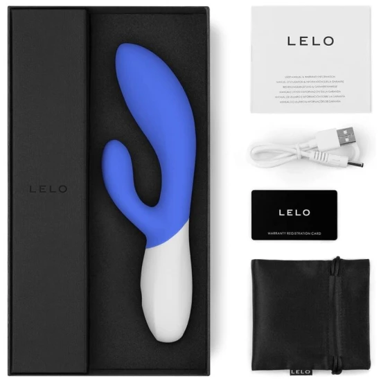 Vibrator Ina Wave 2, Albastru azur