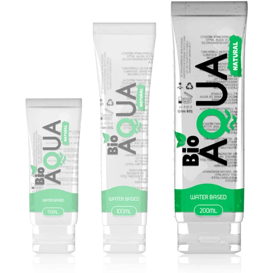 Lubrifiant Bioaqua, Natural, Pe Bază De Apă, 200 Ml, Fără Culoare