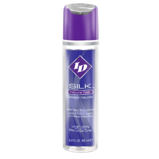 Lubrifiant hibrid ID Silk din silicon și apă, 65 ml