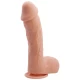 Dildo Johnson - Realist, Negru, 22 cm.
