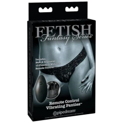 FETISH FANTASY - Chiloți tip tanga cu telecomandă, vibrații, ediție limitată, Roz