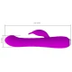 Vibrator tip iepure, Violet - cu rotație reîncărcabilă