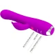 Vibrator tip iepure, Violet - cu rotație reîncărcabilă