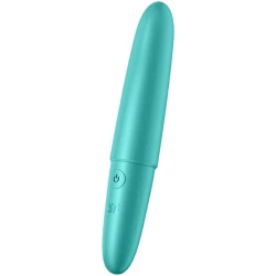 Vibrator Ultra Power Bullet 6 - Intensitate, Turcoaz, Mini.
