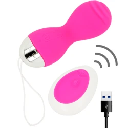 Ou vibrator flexibil, reîncărcabil, Roz