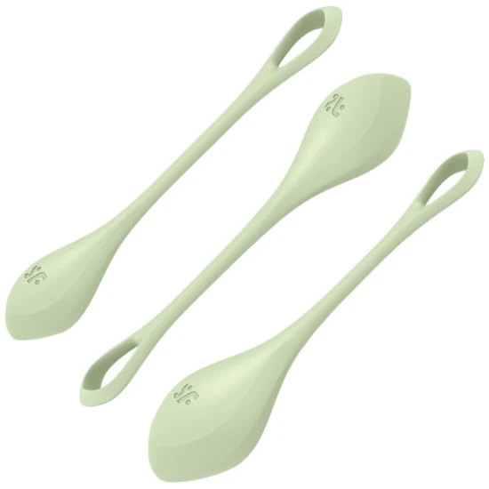 Bile Kegel Yoni Power 2 - Atribut, Verde, Mărime.