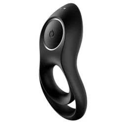 Vibrator inel pentru penis tip Duo, Negru