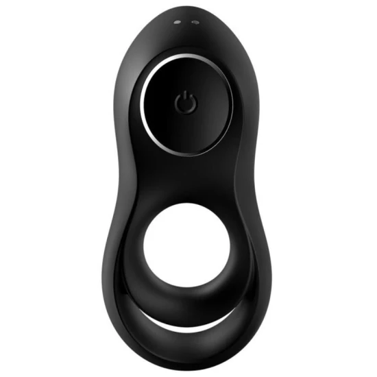Vibrator inel pentru penis tip Duo, Negru