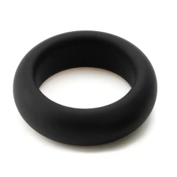 Inel Penis Maximum Stretch - Silicon, Negru, Mărime Unică.