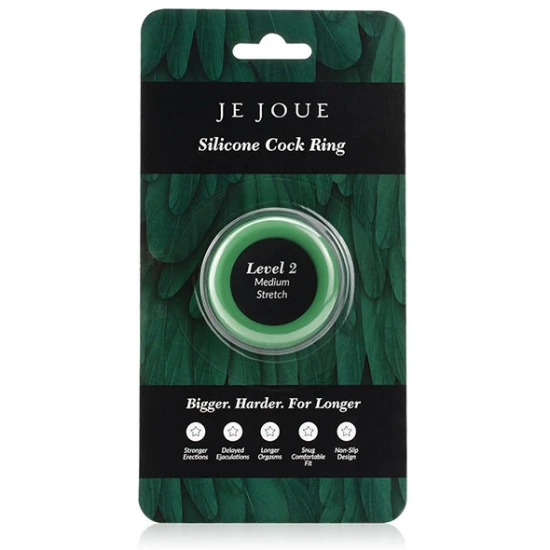 Inel din silicon, Verde - Nivel mediu de strângere