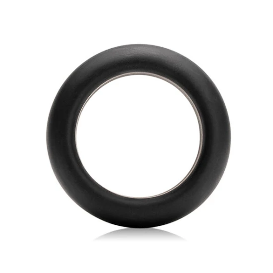 Inel Penis Maximum Stretch - Silicon, Negru, Mărime Unică.