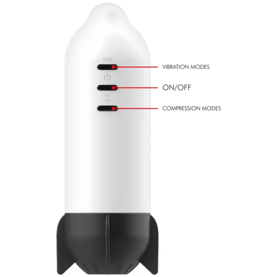 Jucărie sexuală tip masturbator Rocket, tehnologie soft compression și vibrație