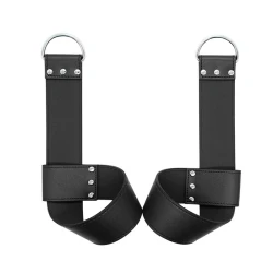 Set de prinderi pentru încheietura mâinii sau gleznă, din PVC, Negru