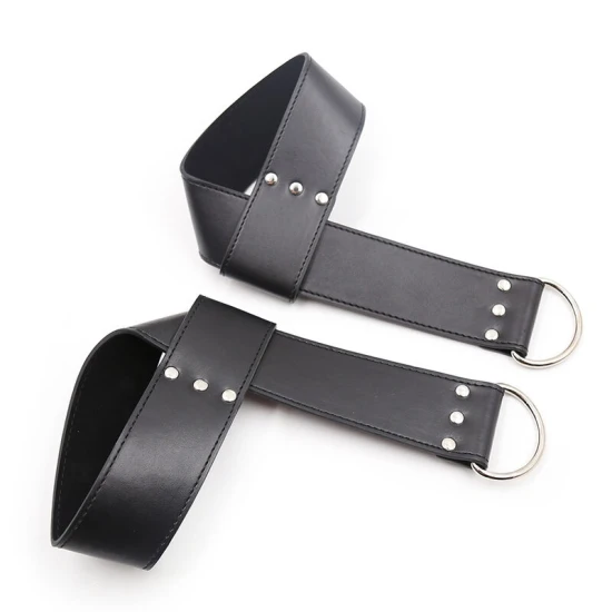 Set de prinderi pentru încheietura mâinii sau gleznă, din PVC, Negru