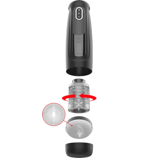 Tornado 360 Rotate Tech Stroker, Negru