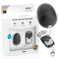Oul Vibrator cu Telecomandă, Negru