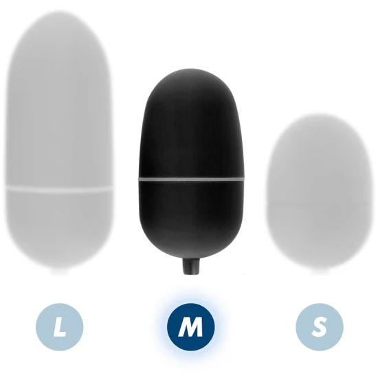 Ou vibrator cu telecomandă, Negru