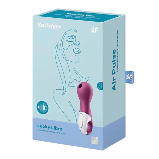 Stimulator & Vibrator - Lucky Libra, Alb, Mărime Unică