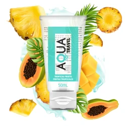 Lubrifiant pe bază de apă, arome Tropical Fruits, 50 ml