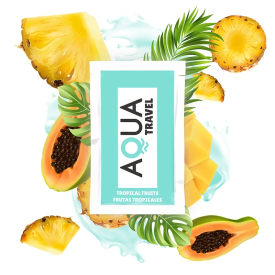 Lubrifiant pe bază de apă, aromă Tropical Fruits, 6 ml