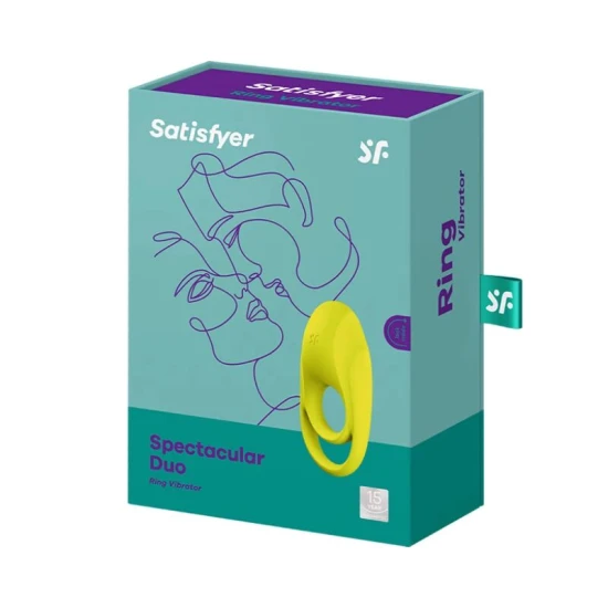 Inel Vibrator Duo, Galben