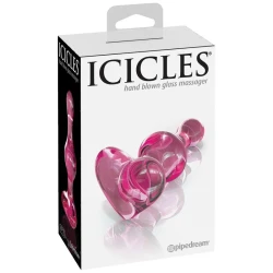 Dildo din sticlă - Model 75, Elegant, Negru, Mărime Unică.