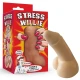Vibrator Anti-Stress - Model Penis, Transparent, 12 cm