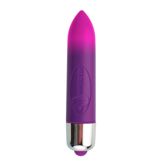 Vibrator RO-80 MM - 7 funcții de vibrație, Transparent, 80mm x 16mm.