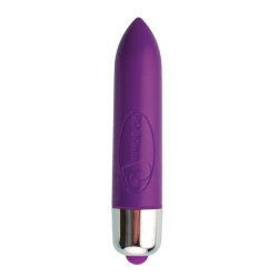 Vibrator RO-80 MM - 7 funcții de vibrație, Transparent, 80mm x 16mm.