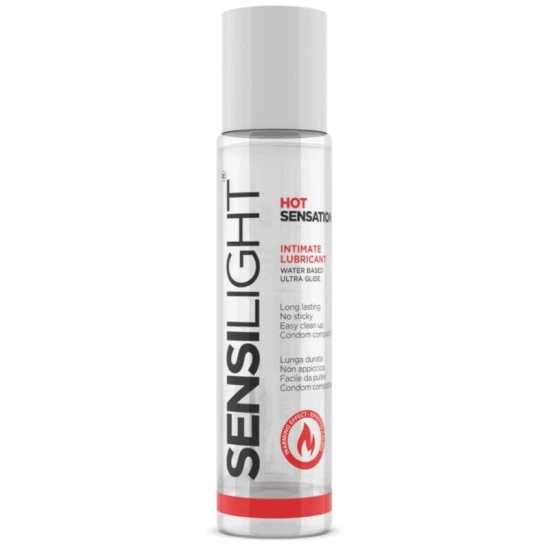 Lubrifiant tip gel cu efect de încălzire, SensiLight, 60 ml