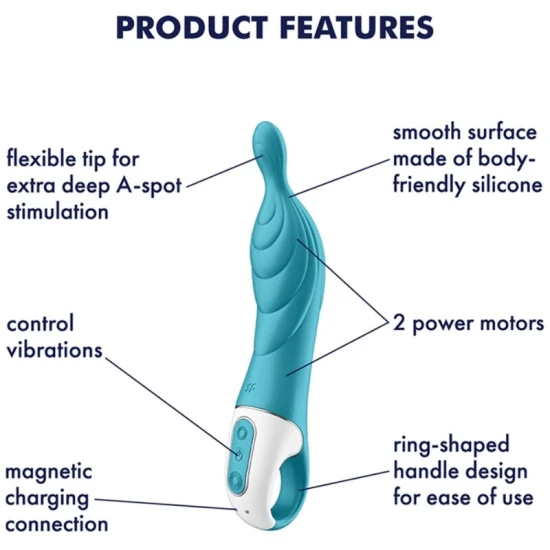 Amazing 2, Vibrator pentru A-spot, Turcoaz