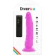 DILDO FLEXIBIL VIBRATOR, Roz, 21 cm - Ø 4.9 cm