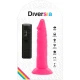 DILDO FLEXIBIL CU VIBRAȚII, Roz, 23 cm - Ø 4.3 cm