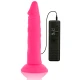 DILDO FLEXIBIL CU VIBRAȚII, Roz, 23 cm - Ø 4.3 cm