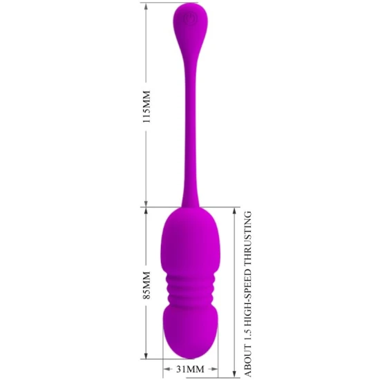 Ou vibratoare din ABS și silicon, mov