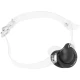Suzetă tip gag transparent, Negru