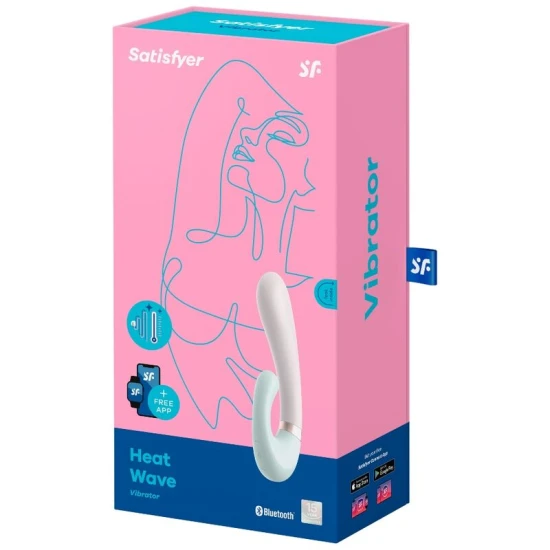 Vibrator Bunny cu Încălzire și App, Alb