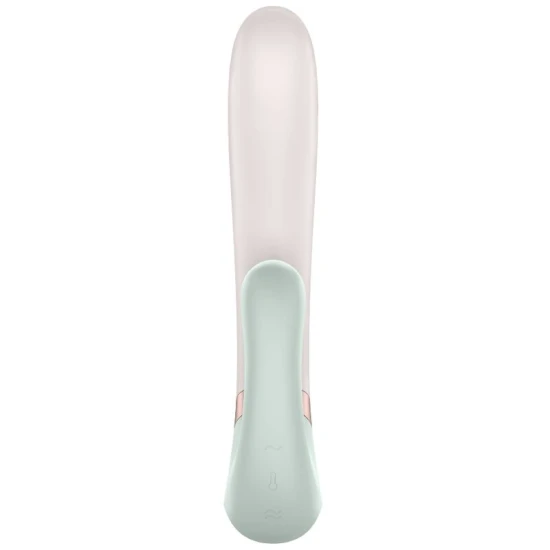 Vibrator Bunny cu Încălzire și App, Alb