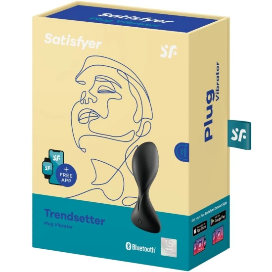 Plug Vibrator - Motor Puternic, Negru, Mărime Unică