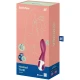 Vibrator G-spot încălzit din silicon, roz, universal