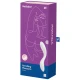 Vibrator Rrrrolling Pleasure - Stimulare intensă, Alb, Mărime medie.