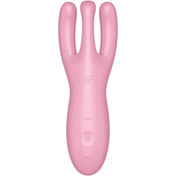 Vibrator Satisfyer Threesome 4 - 3 Brațe, Roz, BS016