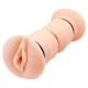 EMMA - masturbator realist cu dublă vagină, culoare naturală