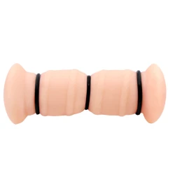 EMMA - masturbator realist cu dublă vagină, culoare naturală