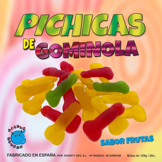 DIABLO - Fruit Gummy Slices, feliuțe gumate cu aromă de fructe