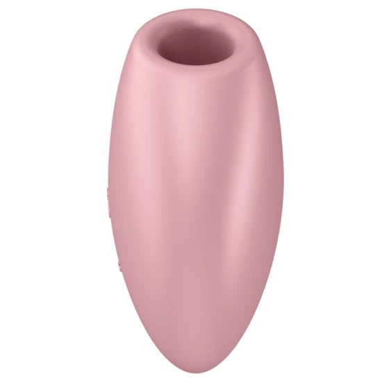 Stimulator clitoridian Air Pulse și Vibrator din silicon, roz