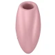 Stimulator clitoridian Air Pulse și Vibrator din silicon, roz
