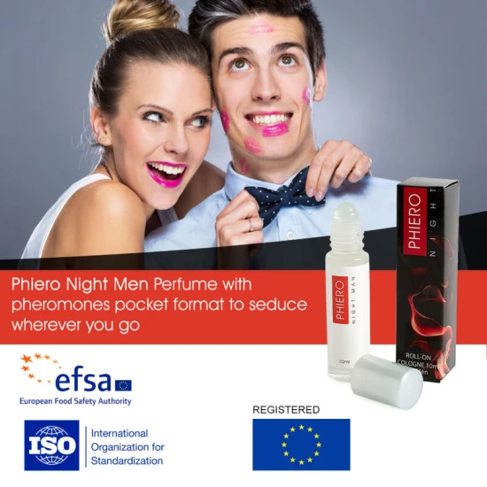 PHIERO - Parfum cu feromoni Tip roll-on pentru bărbați, 10 ml