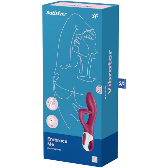 Vibrator Embrace Me - G-Spot, Berry, Mărime Unică